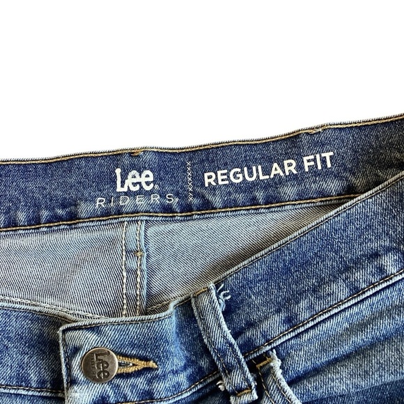 Lee Riders Men’s Regular Fit Jeans Y2K Distressed Fading Size 36x32 Thrashed - Picture 4 of 15